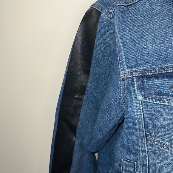Soncy Plus Denim Teddy Collar Jean Jacket (Soncy size 1) - Picture 9 of 16